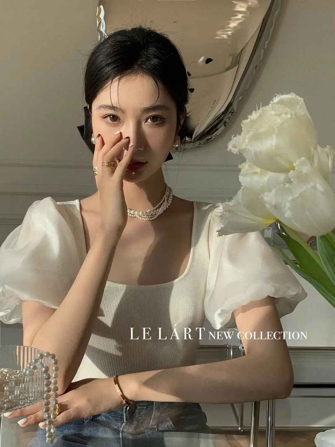 Женская винтажная блузка в Корейском стиле