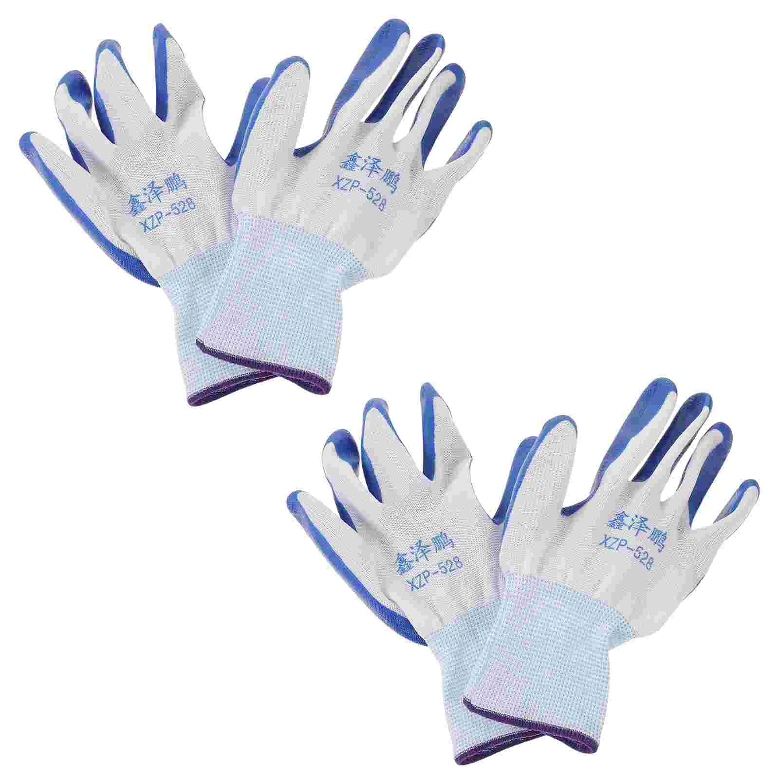 

2 Pairs Anti Bite Gloves Mittens Hand Protective Cover Pet Training Anti-bite Thickening Pvc Feeding Supplies Accessory