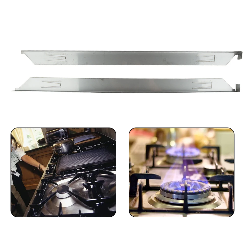 

Kitchen Tools Gap Clip Heat Resistance Integrated Stove Oven Filler Stainless Steel 1 Pair Corrosion Resistance tools parts