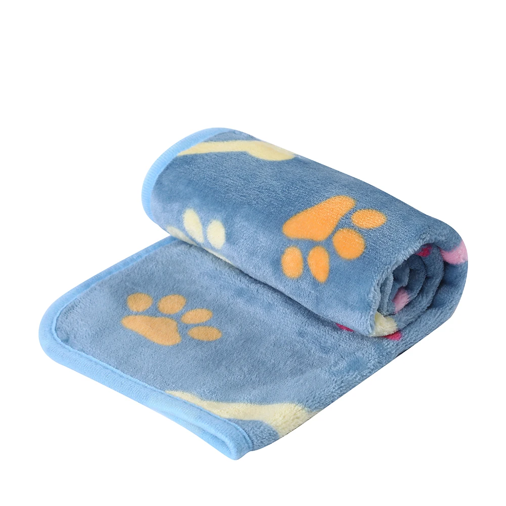 Soft Fluffy Pet Blanket Winter Warm Dog Blanket Comfortable Breathable Cat Throw Blanket Flannel Sheet Pet Dog Mat Pet Supplies