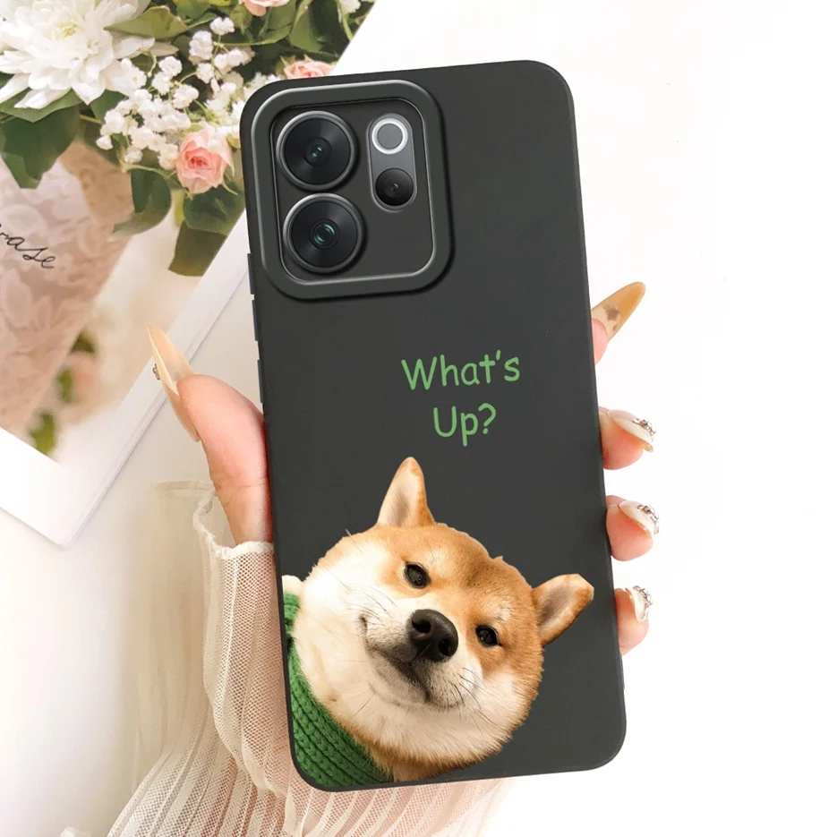 Cute Dog and Panda Cartoon Soft TPU Phone Case - Enhanced Protection and Style