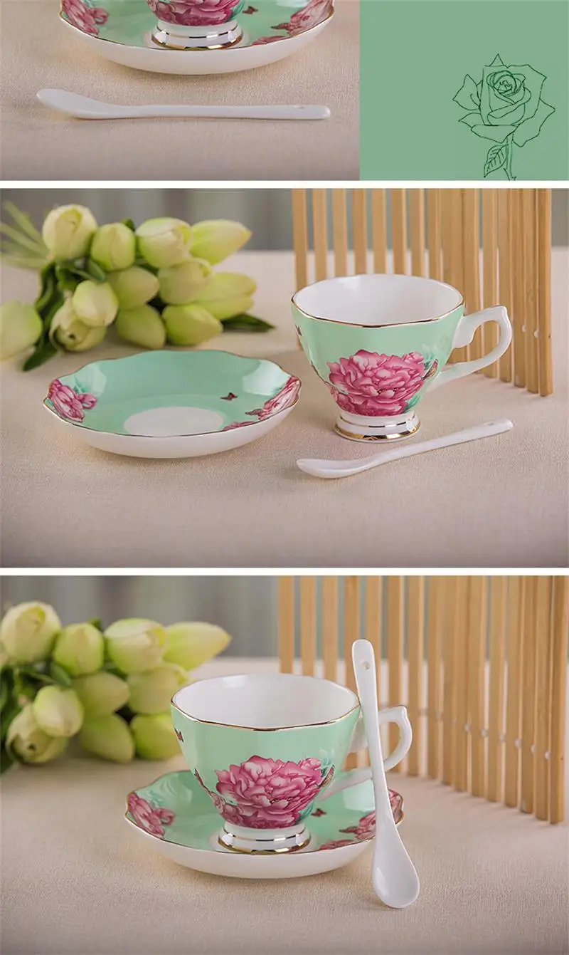 Service Thé Afternoon Tea Tasse à Café Européenne Avec Soucoupe - Porcelaine Osseuse, Design Floral Vintage, Violet - Idéale Pour Thé De L'après-midi Service Thé Afternoon Tea Tasse à Café Européenne Avec Soucoupe - Porcelaine Osseuse, Design Floral Vintage, Violet - Idéale Pour Thé De L'après-midi