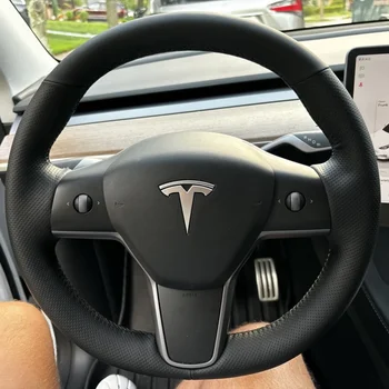 Hand Sewn Steering Wheel Cover 1