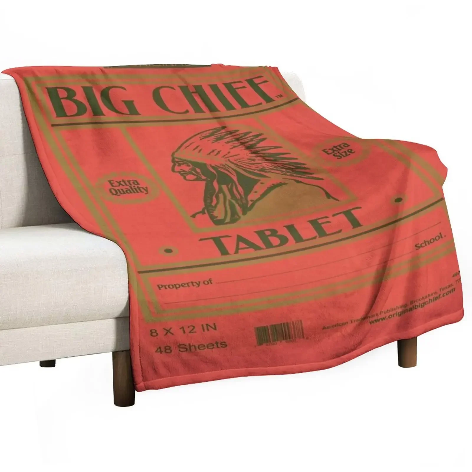 

Big Chief Vintage Tablet Cover Throw Blanket Tourist cosplay anime valentine gift ideas Furrys Blankets