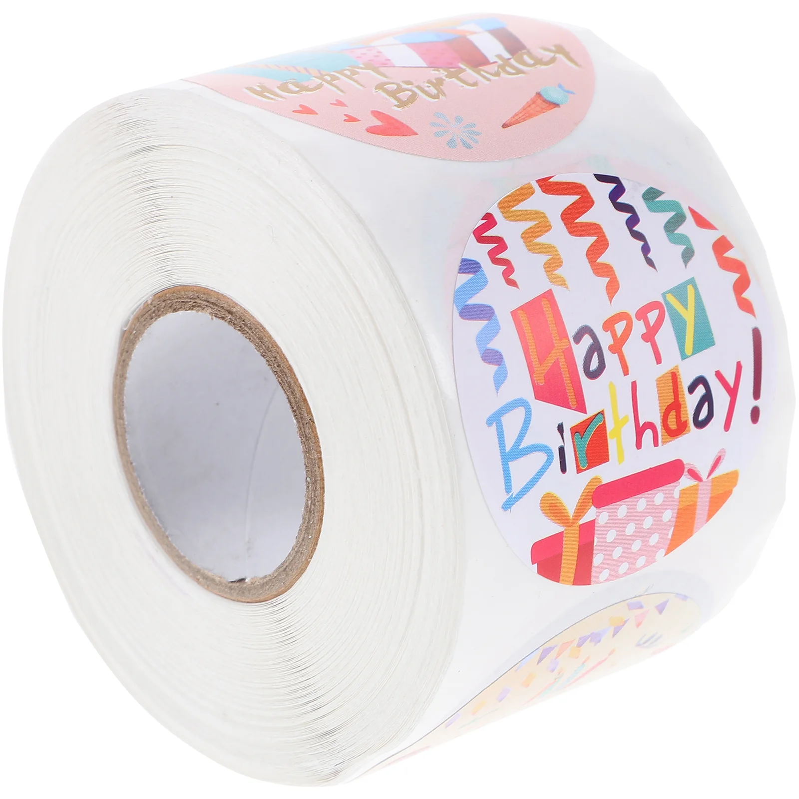 

Наклейки-рулоны для детских игрушек на день рождения, наклейки для студентов, самоклеящиеся, запечатывающие, запечатывающие, Мультяшные, домашний декор