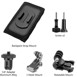 Versatile 360° Rotate Buckle Quick Release Mount - With Metal Adapter