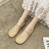 Women's Spring Flat Shoes One Kick Shallow Mouth Anti-slip  Shoes for Women Outdoor Versatile Solid Color Zapatillas De Mujer 5
