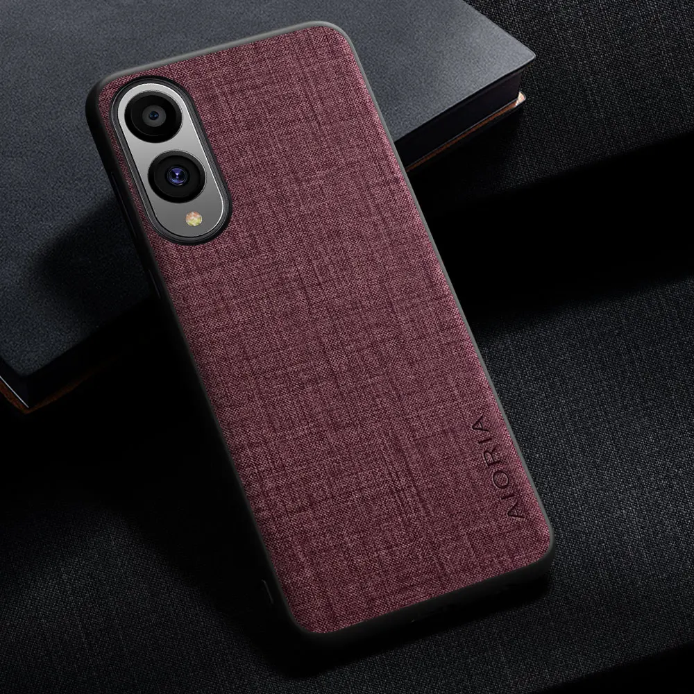 Premium Cloth Texture Simple Design Phone Case Cover