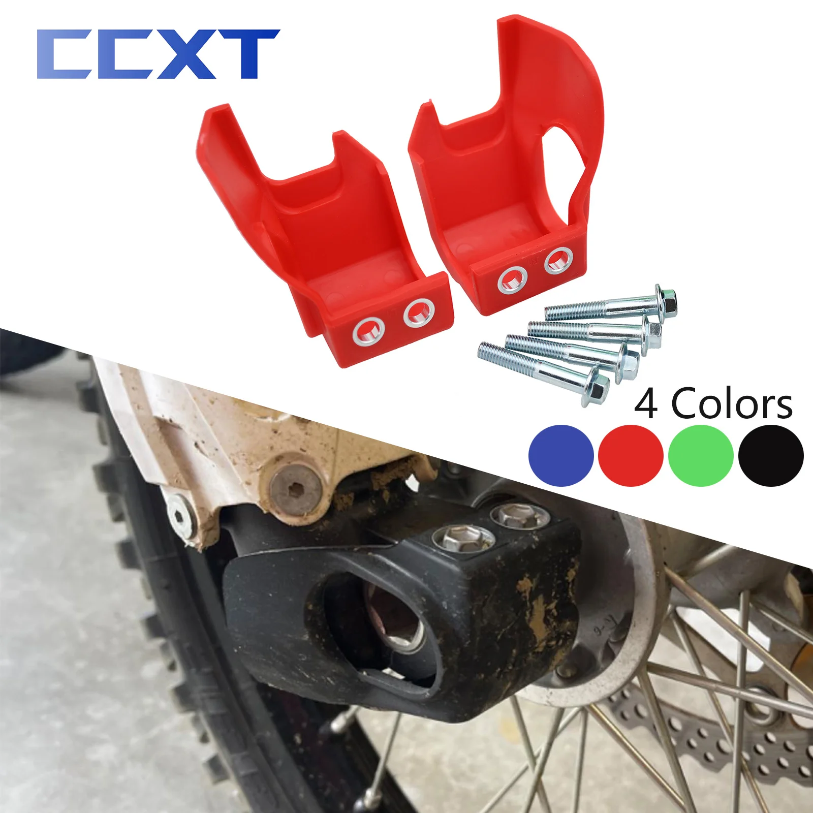 Fork Covers UFO Lower Fork Guards Red Honda CRF250R CRF450R