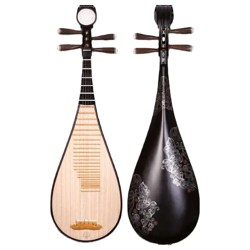 Lute Instrument Adult Pipa Beginners Professional Musical Instrument Gift Luxury African Rosewood Peony Headstock Beginner Set