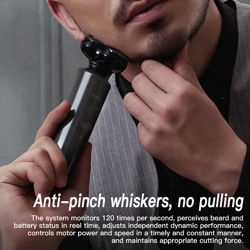 ShowSee Electric Shaver for Men Auto Beard Shaving Machine for Men Beard Trimmer Razor IPX7 360° 3D Floating Cutter Head 2