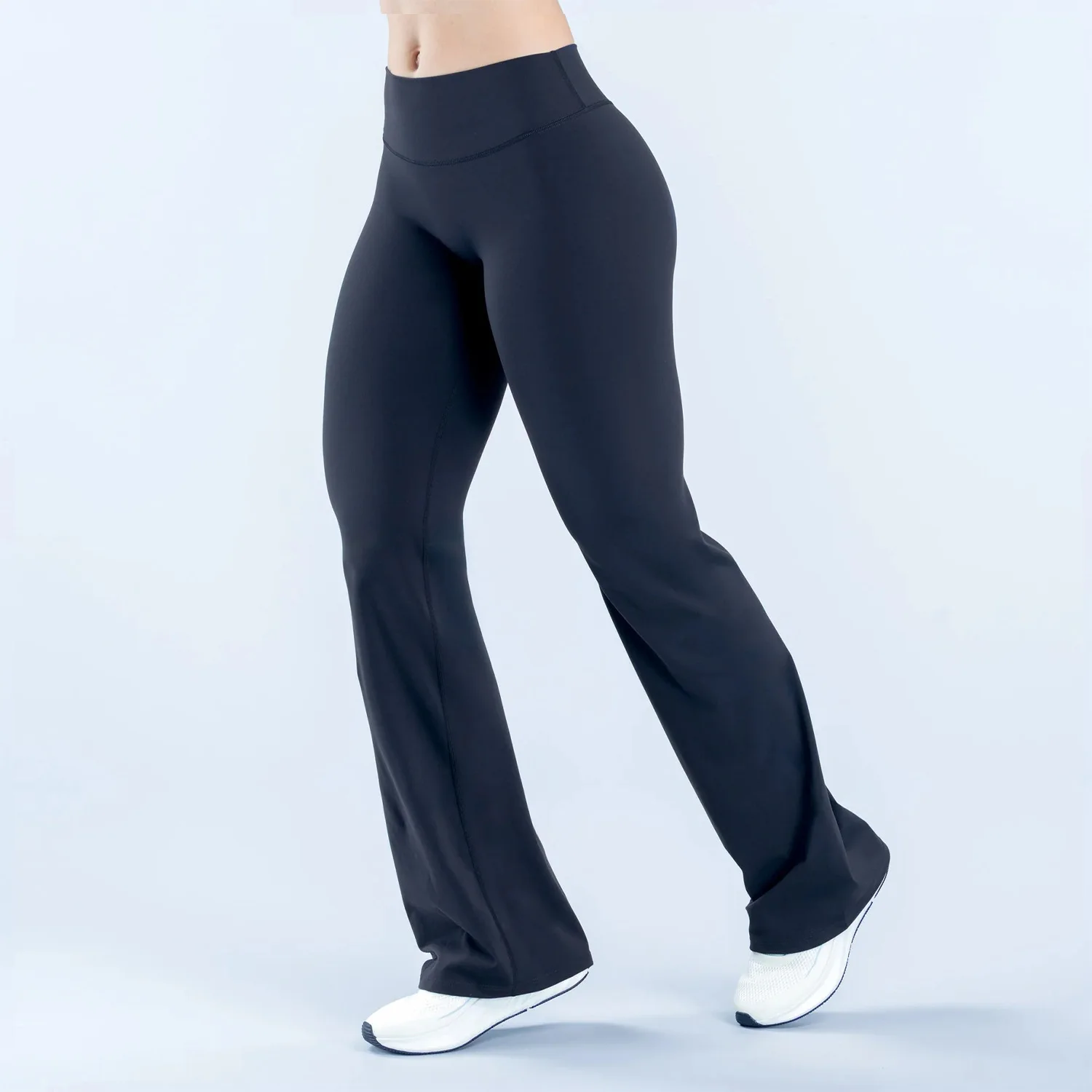NCLAGEN Origin Flares Kadın Spor Giysileri Moda Eğlence Gevşek Egzersiz Koşu Spor Tayt Spor Yoga Flared Pantolon