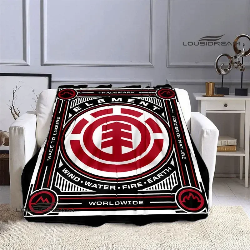 אלמנט סקייטבורד לוגו שמיכות שמיכות פיקניק שמיכות מיטות לזרוק שמיכה בקירור