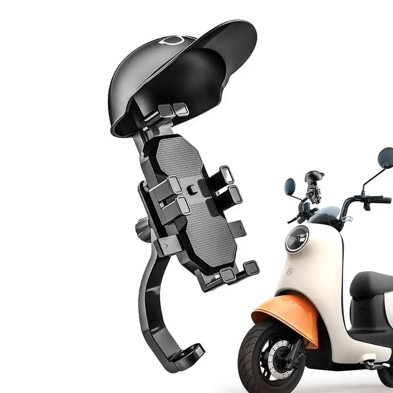 

Motorcycle Phone Holder 360 Rotatable Holder For Motorcycle Handlebar Adjustable Bicycle Phone Mount Handlebar Clamp For Scooter