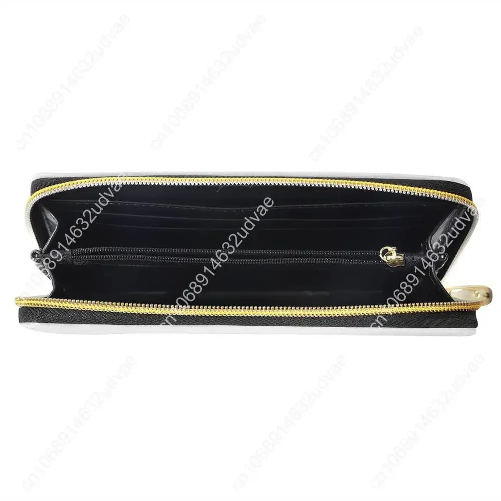 Money Clip Musical Dragon Leather Hand Bag for Phone Waterproof Lady Casual Wallet Coins Storage Pack Cards Clutch 4