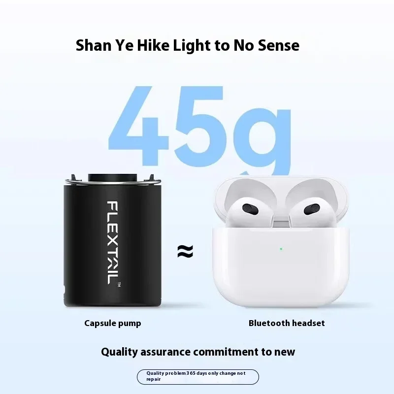 Portable Air Pump FLEXTAIL TINY PUMP X 3-in-1 Rechargeable Mini Outdoor Wireless Air Cushion