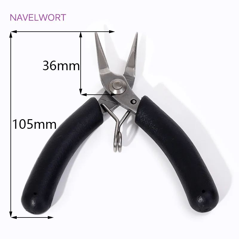 Jewelry Pliers Tools Needlework Wire Cutting Pliers Stainless Round Nose Pliers For DIY Handmade Beading Jewelry Making Tool