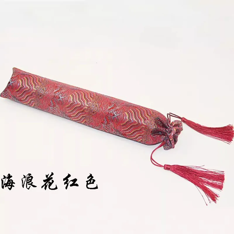 전통 중국 서예 스크롤 보관 가방, 수묵화 포장 케이스, 쌀 종이 홀더