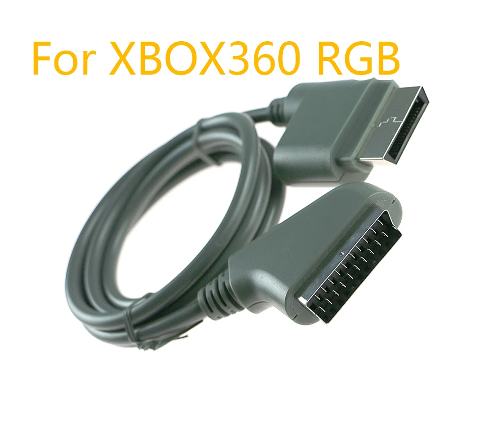 3Pcs 1.8M 6Ft Scart Rgb Hd Tv Audio Video Cavo Av Per Xbox 360 Xbox 360