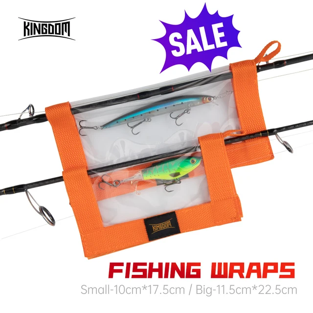 Kingdom Fishing Lure Wrap Protective Covers Keeps Baits Safe Waterproof  Durable Fixed Crankbaits fishing Hooks Lines