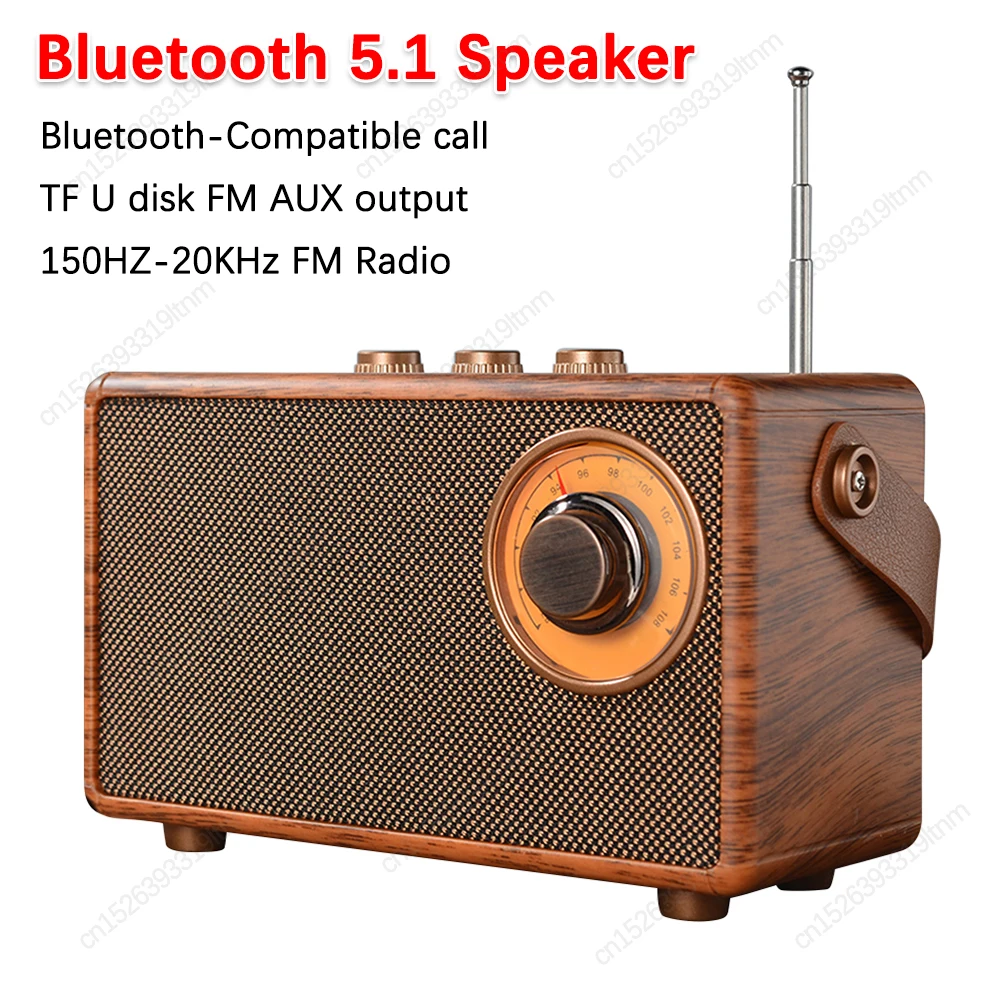 Retro-Fm-Radio-Bluetooth-compatible-5-1-Creative-Portable-Radio ...