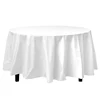 Black/White/Red Disposable PEVA Decorative Solid Plastic Tablecloth 1pc 5
