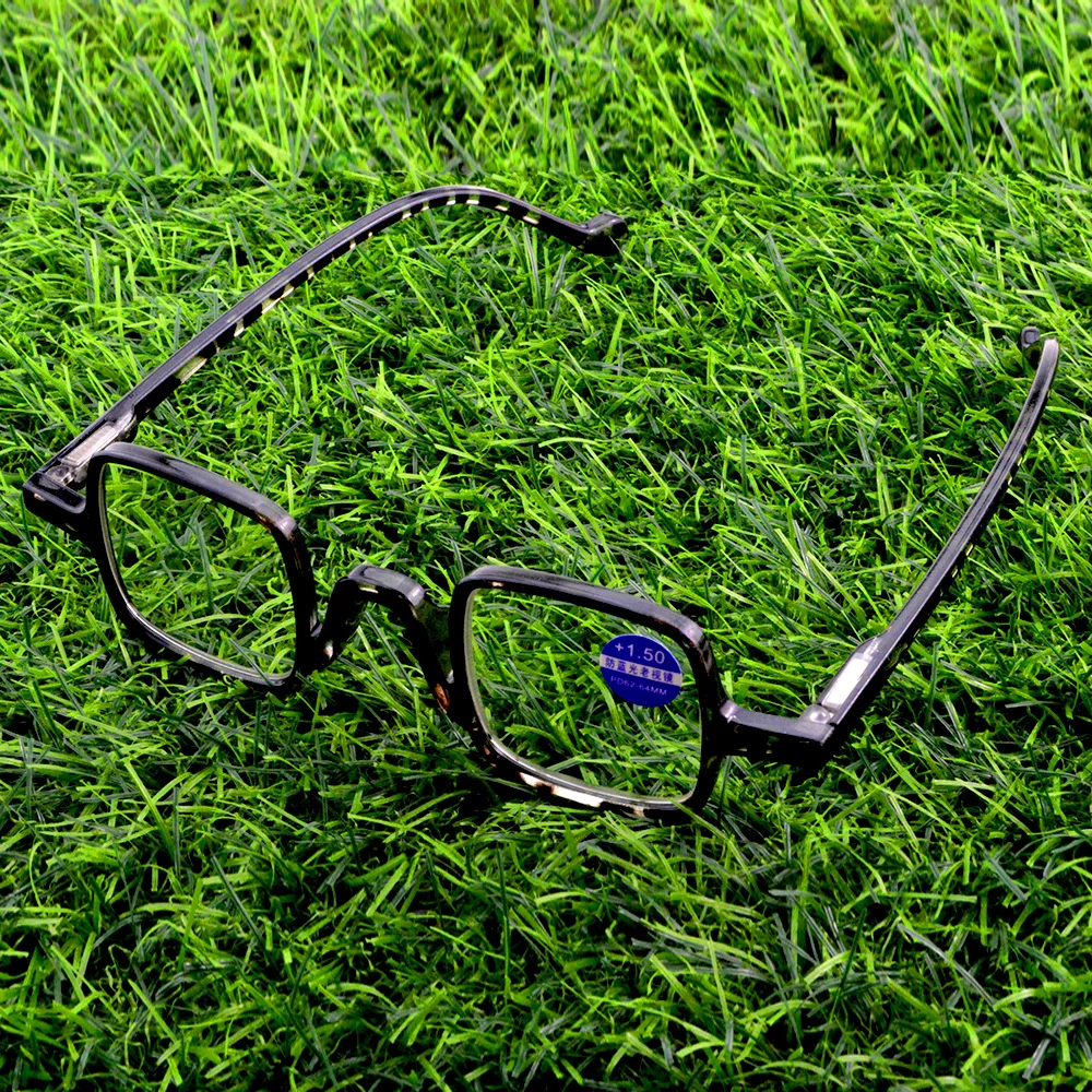 

Retro Square Type Leopard Aspherical Anti Fatigue and Ray Multilayer Coating Men Women Reading Glasses +0.75 To +4