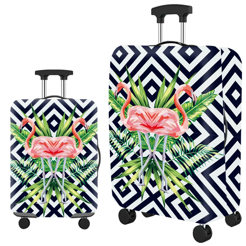 thumbnail image 1 of Funda protectora de equipaje con cremallera y diseño de mapa del mundo, elástica y gruesa, para maletas de 18 a 32 pulgadas, fundas para carrito, accesorios de viaje, 1 of 5