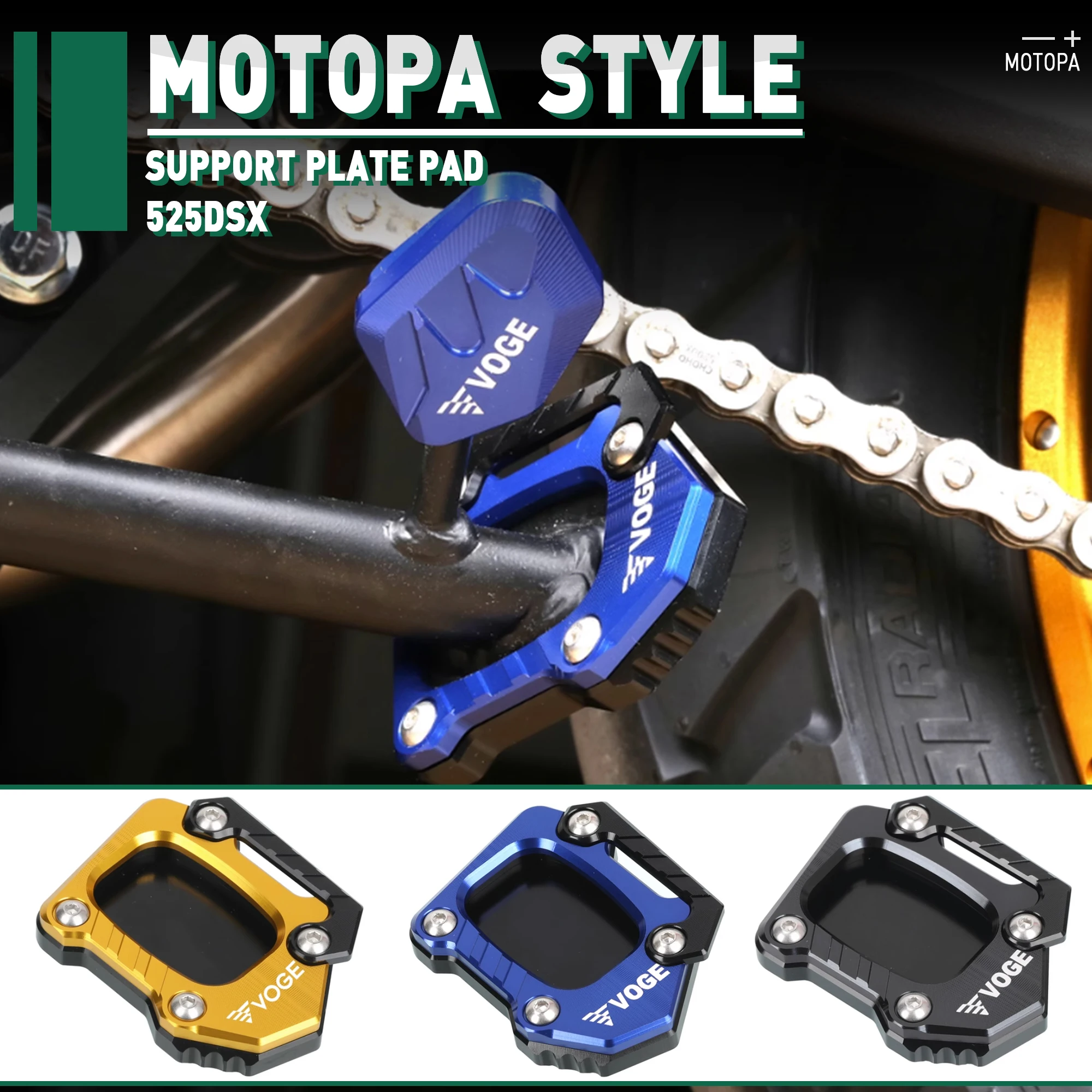 Piastra Allargacavalletto In Alluminio CNC Per Yamaha MT-09 2013-2023 - Colori Titanio, Nero, Rosso, Blu