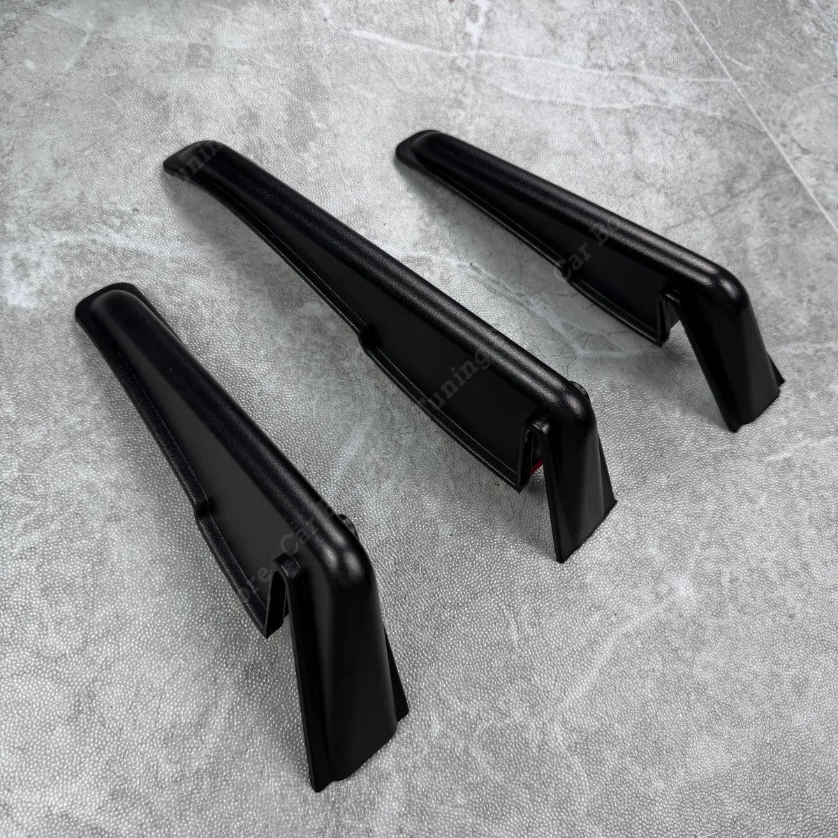 테슬라 모델 Y 2018-2024 용 3PCS 매트 블랙 리어 범퍼 디퓨저 립 하부 테일 카나드 스플리터 스포일러 프로텍터 액세서리