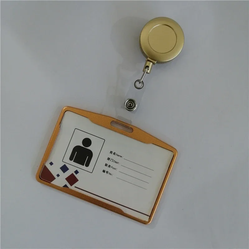 Aluminium Alloy Bus Card Holder Employee Student Name Id Card Cover With  Lanyard Metal Work Certificate Identity Badge - Badge Holder & Accessories  - AliExpress