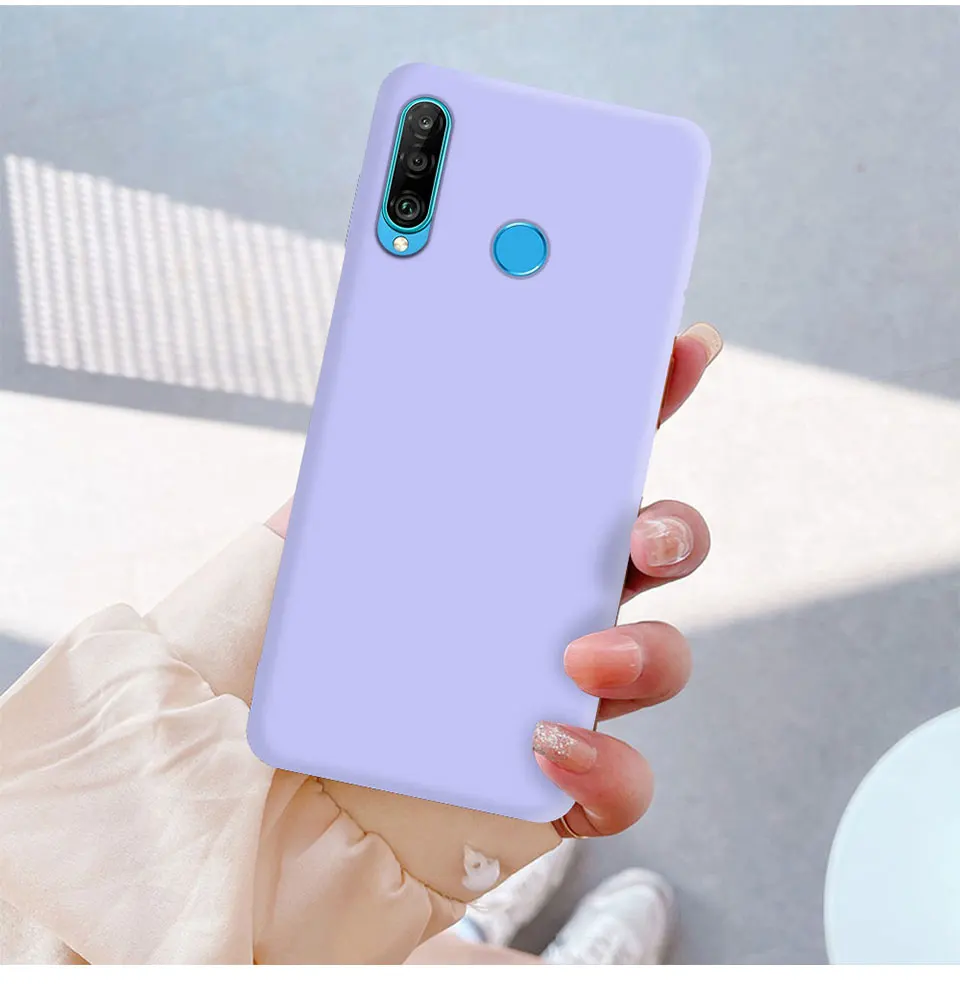 Flüssigsilikon-Handyhülle für Huawei P30 lite P40 lite E Y6 Y7 Y9 Prime 2019 Y6P Y7P Y8S P Smart 2019 P Smart Z Cover Fundas – Detail 8