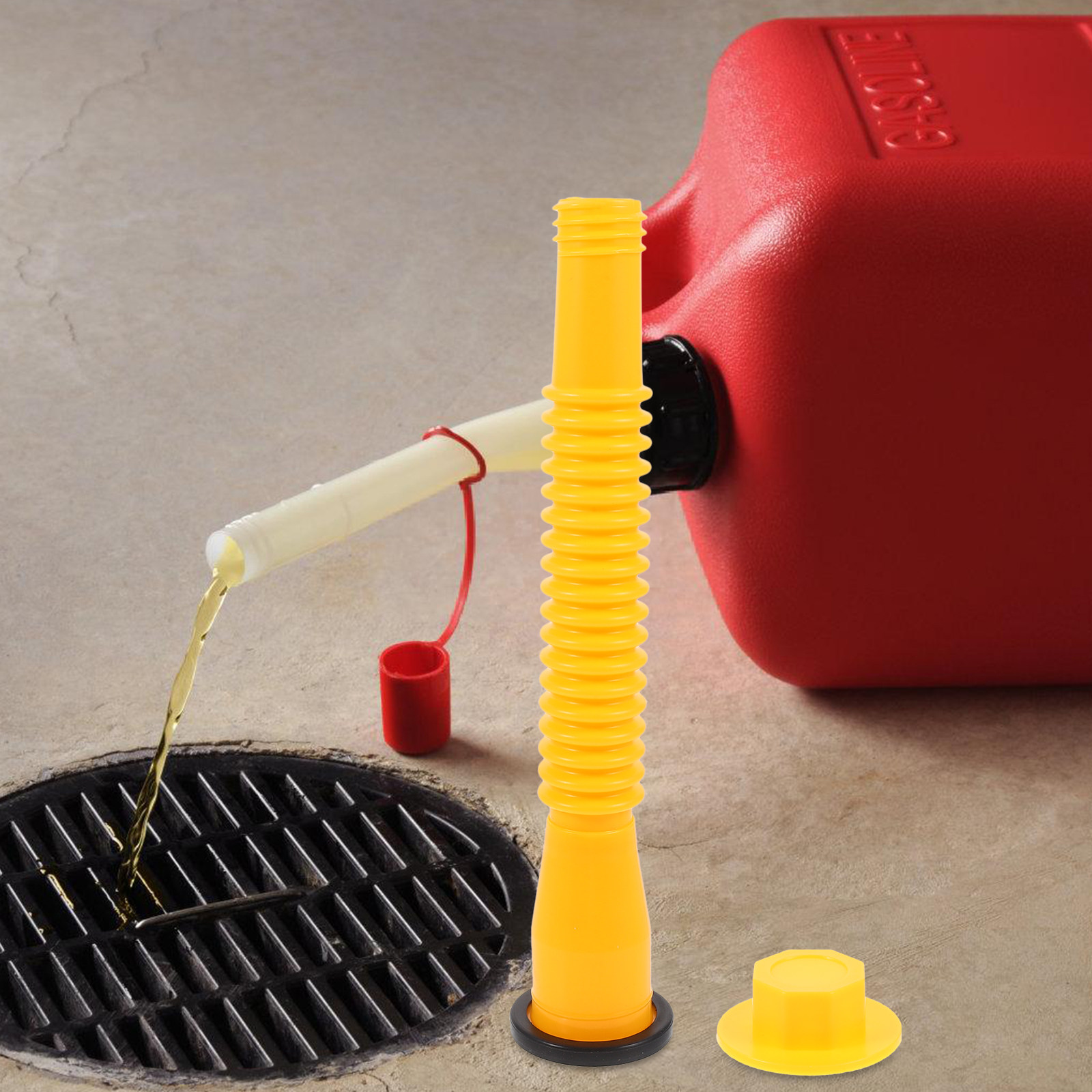 Gas Can Spout – Flexible and Durable Replacement Spout Kit!