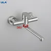 ULA Bathroom Shower Faucet Mixer Spout Bathtub Mixer Taps Hot Cold Bath Faucet Mixer Spout Shower System Rain Shower Head 2