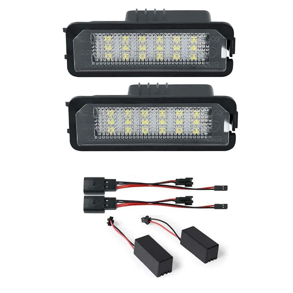 파사트 b6 번호판 등 LED 번호 번호판 라이트 램프, Canbus 오류 없음, VW Passat B6 CC Eos Golf 4 5 6 7 MK7 Polo Superb Seat Leon Altea, 12V 3W 파사트 b6 번호판 등 LED 번호 번호판 라이트 램프, Canbus 오류 없음, VW Passat B6 CC Eos Golf 4 5 6 7 MK7 Polo Superb Seat Leon Altea, 12V 3W