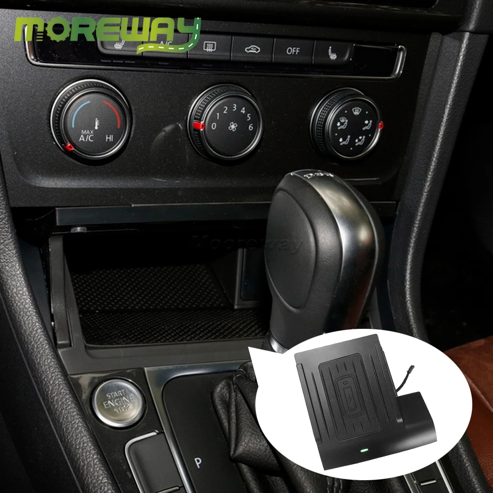 Fast Car Wireless Charging For Volkswagen Golf MK7 2013-2019