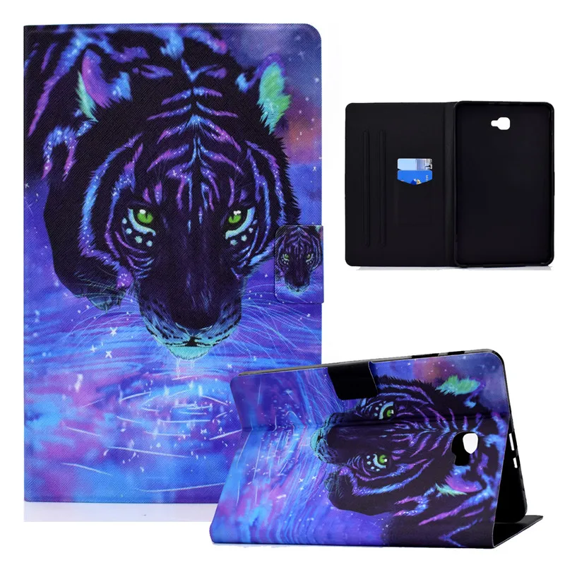 PU Leather Stand Cover for Tablet - Premium Protective Case, fits 10.1-Inch Devices