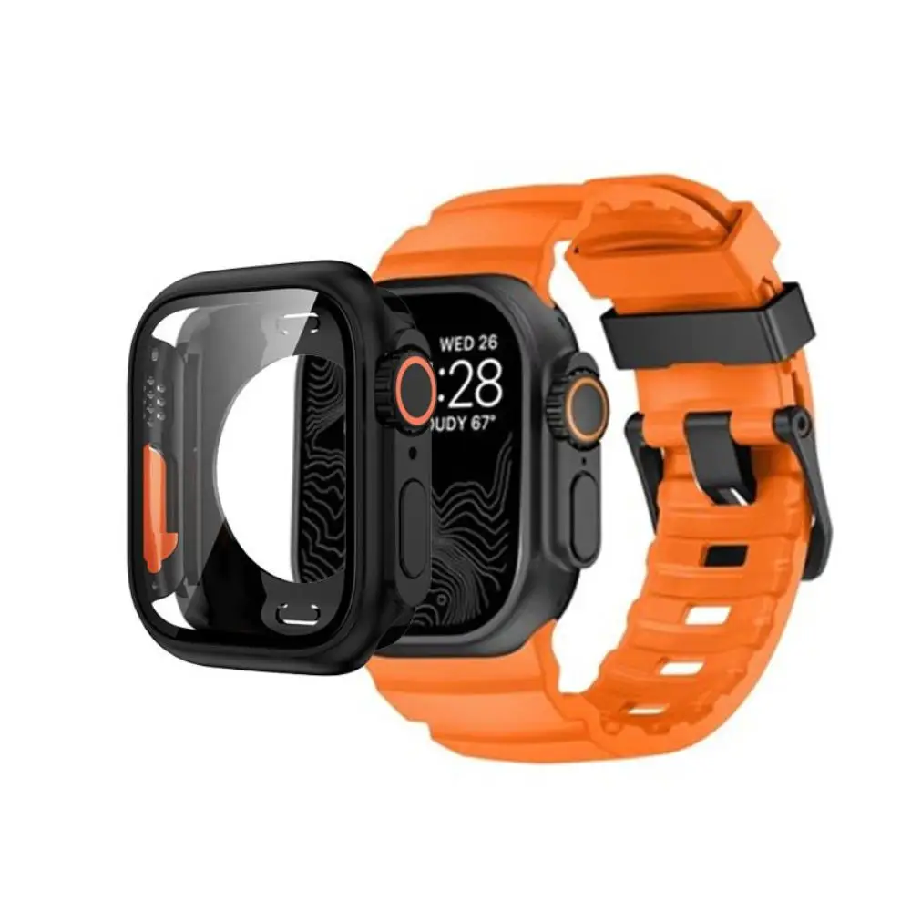 Premium Silicone Strap and Ultra Protective Case