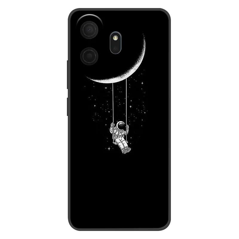 Luxury Silicone Space Painted Soft Bumper Phone Cover TPU