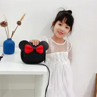 Disney Shoulder Bags Anime Mickey Mouse Backpack Kawaii Cartoon Minnie Bag Children's Backpack Coin Purse Princess Birthday Gift 3