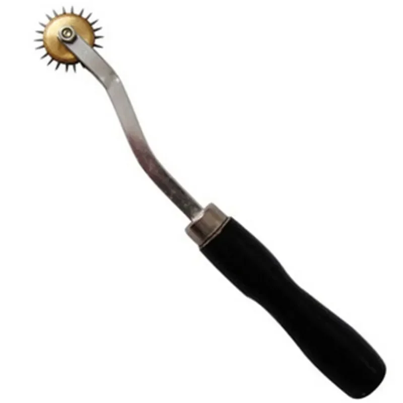 Professional Leather Overstitch Wheel Gear Roulette Stainless Steel Spacer 4mm Sewing Leather Craft Tool