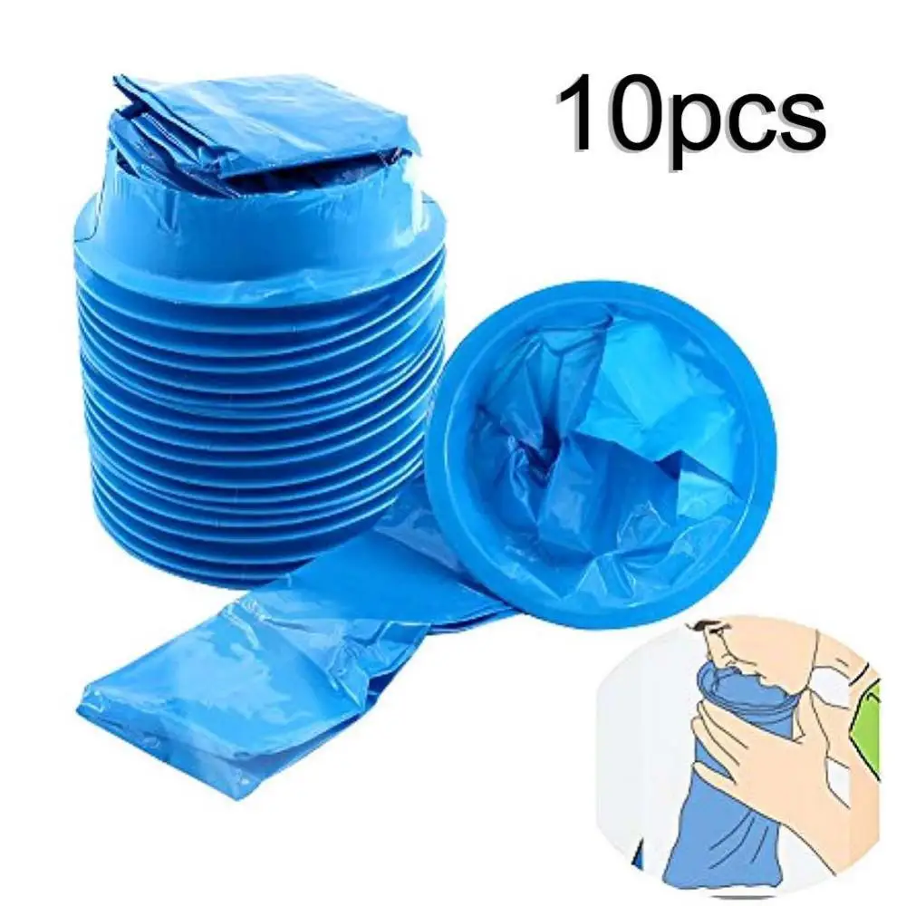 

10Pcs 1000ML Vomiting Bag Disposable Travel Car Airplane Motion Sickness Nausea Vomit Cleaning Bags Emergency Vomiting Bag