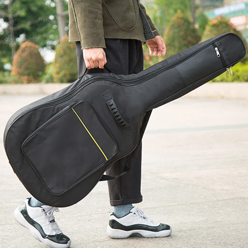 40 41 Inch Acoustic Guitar Bag Double Strap Waterproof Cotton Padded Guitar Backpack Case Musical Instrument Bag guitar bag