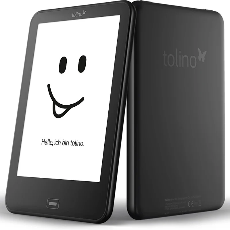 Ebook Reader Tolino Vision2 6 inch Waterproof E-ink Touch Screen WiFi Android System