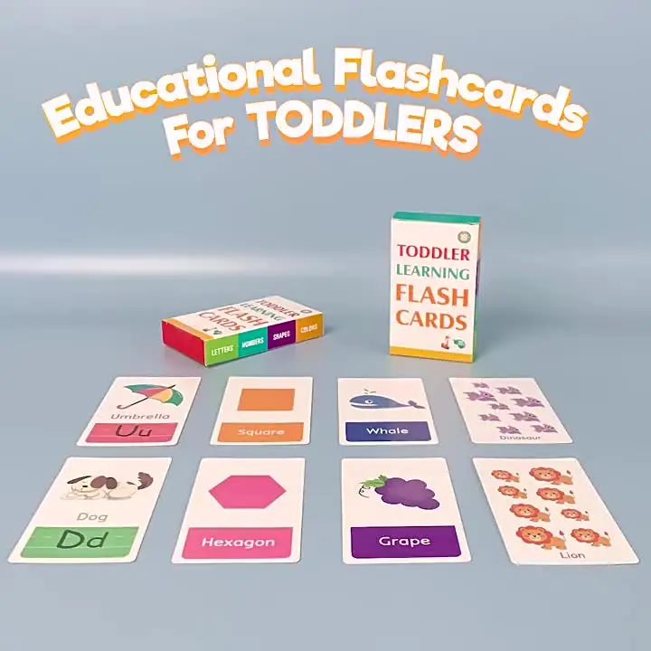 58 Tarjetas Educativas En Inglés Para Niños De 2 A 4 Años – Abecedario, Números, Formas, Colores, Animales Y Frutas