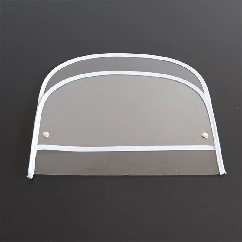 1PC Protective Cap Replaceable Hat Brim Clear Hood Raincoat Jacket Face Protector Poncho Transparent Rainproof