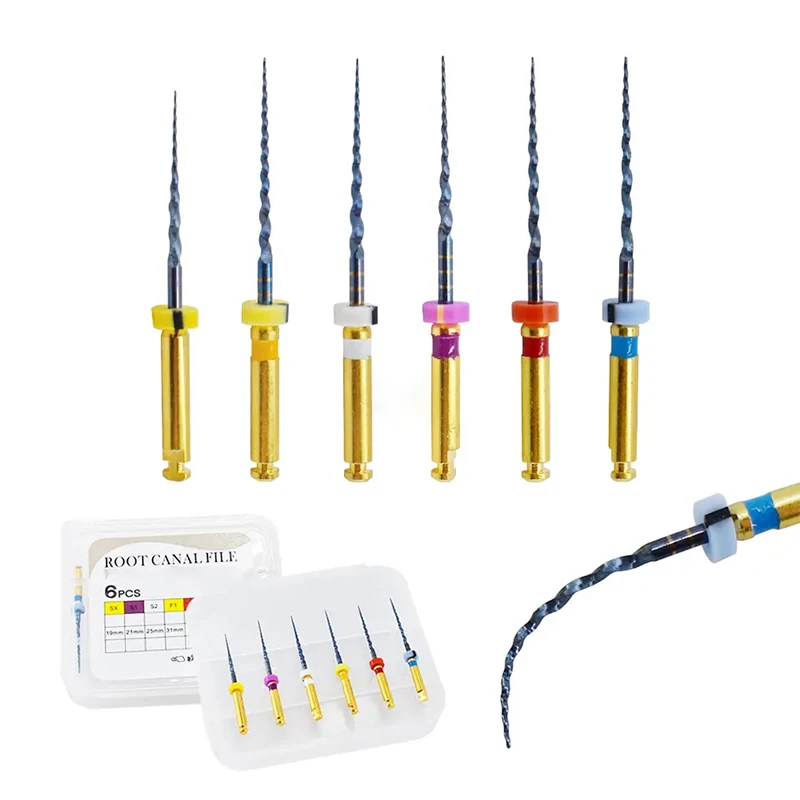 6Pcs-Dental-Heat-Activated-Rotary-Files-NITI-Heat-Activation-Endodontic ...