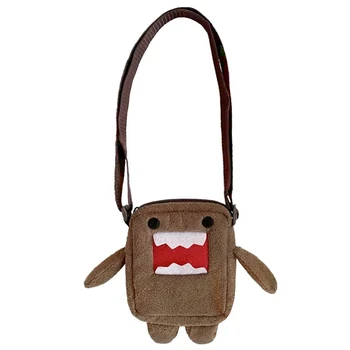 Domo Kun Mini borse a tracolla in peluche per donna uomo bambino borsa a tracolla piccola carina borsa per telefono Anime Kawaii 1