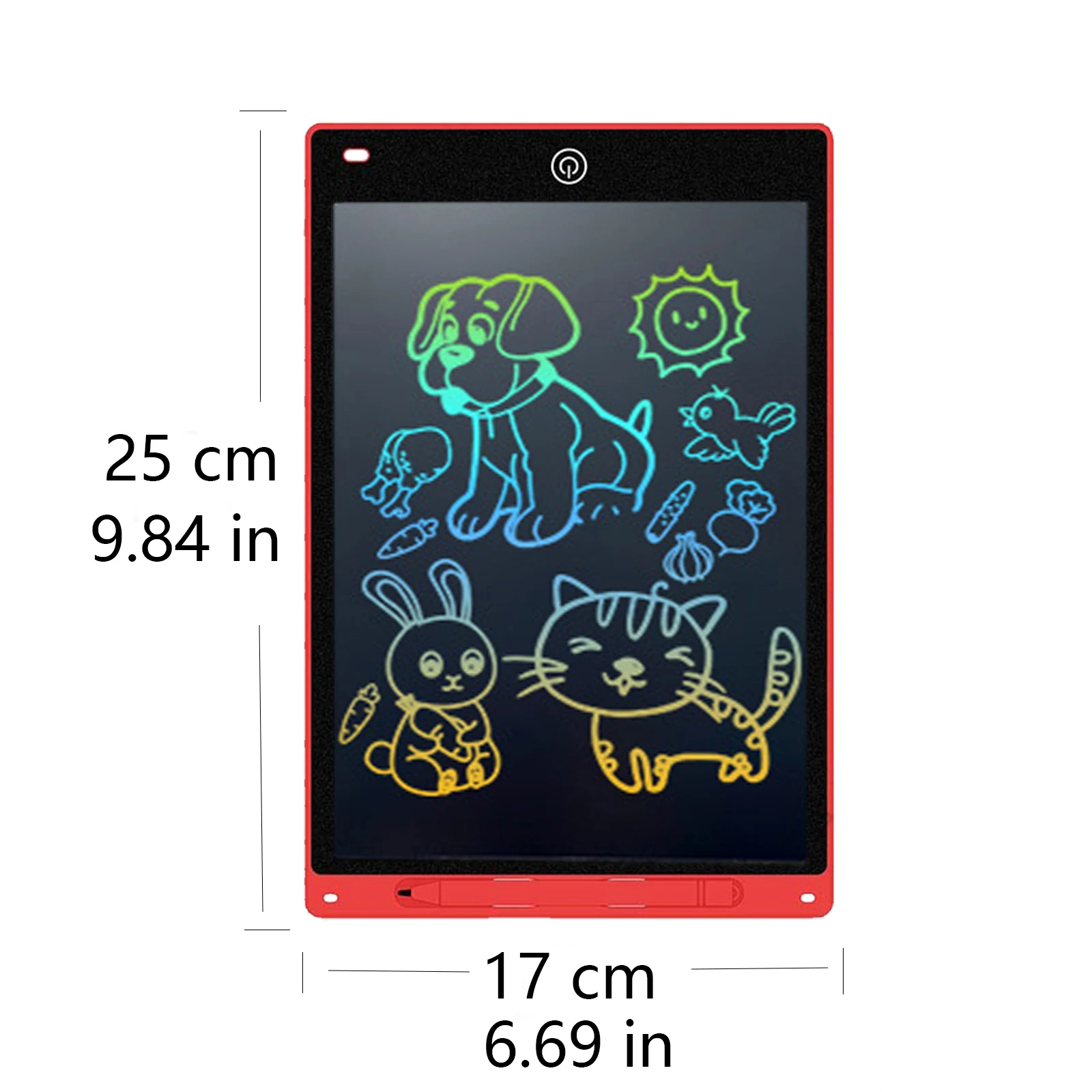 LCD 글쓰기 보드, 그림 보드, 어린이 낙서 그림 보드, 필기 칠판, 어린이 장난감, 10 인치, 2 개