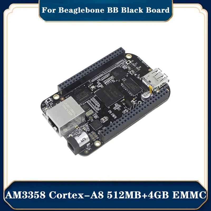 

Computer Development Board For Beaglebone BB Black Embedded AM3358 Cortex-A8 512MB DDR3+4GB EMMC BB Black AI Linux ARM